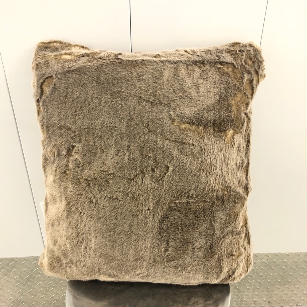 Set of 2 RH Luxe Faux Fur Pillow Covers